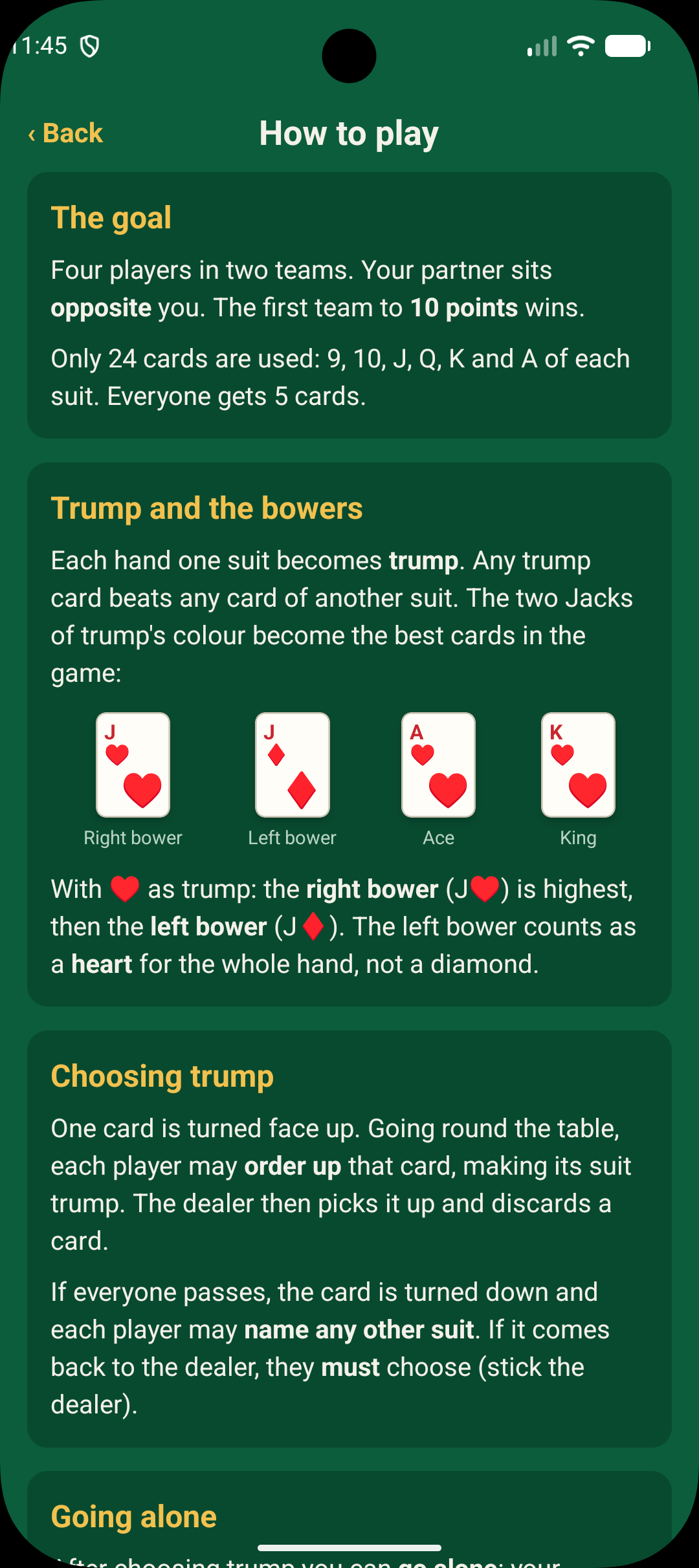 How to play: trump and the bowers