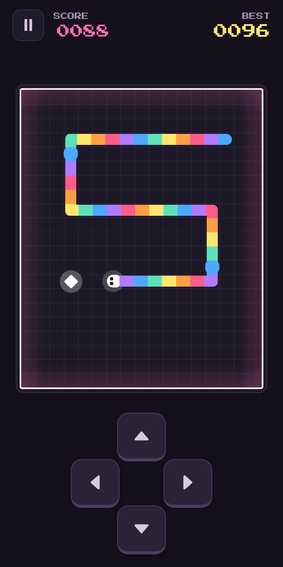 Walls mode in the Candy theme